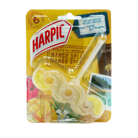 Harpic Toilet Rim Block Mango Splash