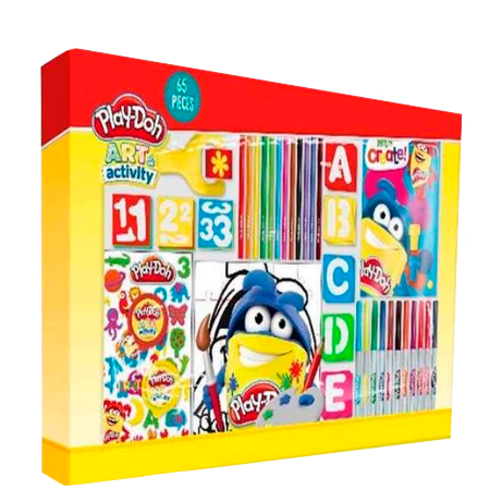 Play -Doh Art & Activity Mega Box - 67 de părți