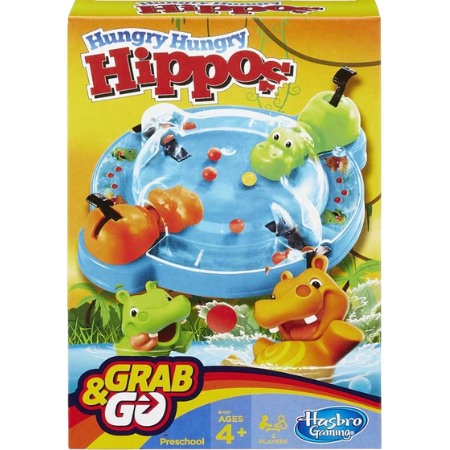 Hasbro Hungry Hungry Hippo Grab and Go 'Board Game