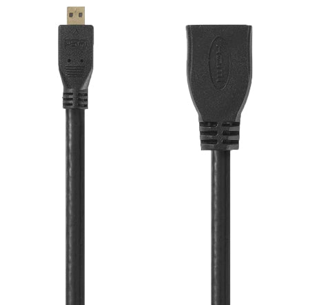 Nedis kvinnlig HDMI -kabel till manlig mikro HDMI -utgång - 0,2 meter