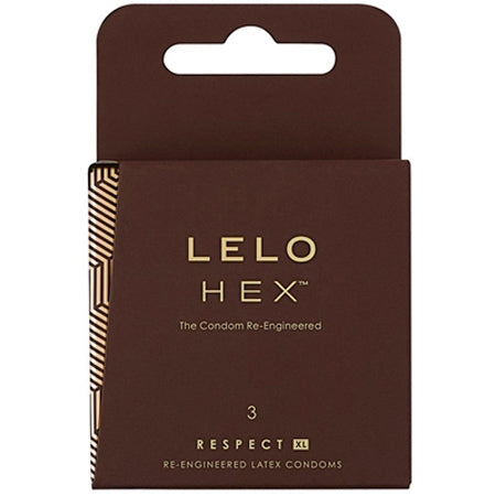 Lelo Hex Respect XL Condoms - 3 PCS