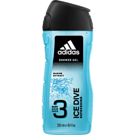 Adidas 3 в 1 лед гел гел 250 ml