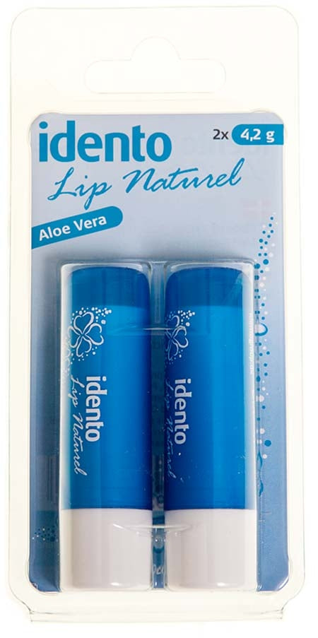 Idento Lip Natural - 2 Pack