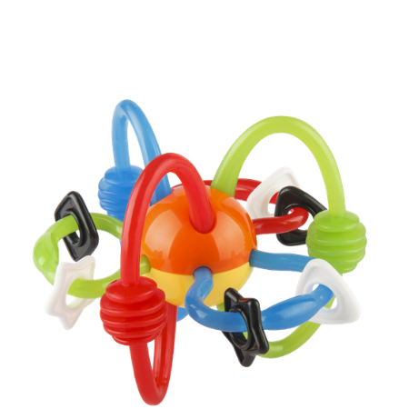 Infantino Go Gaga Rattle & Teether - 0+ months