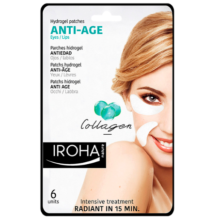 Iroha Hydrogel Anti-Age Collagen Eye Patches - 6 pcs