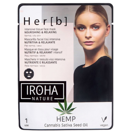 Iroha Cannabis Nourishing & Relaxing Face Mask - 1 PCS