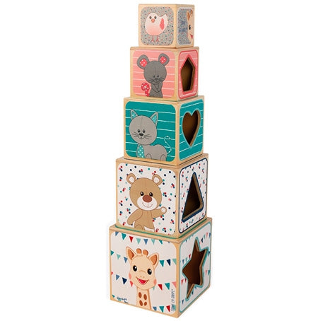 Janod Sophie la Girafe Building Blocks