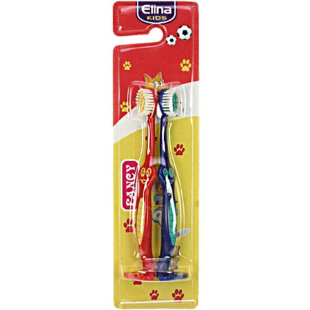 Elina Fancy Child's Toothbrush 2 items. - Assorteret