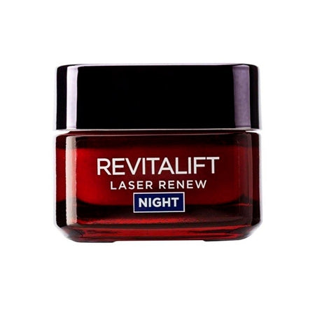 L<br />Oreal revitalift лазерно подновяване на нощта срещу старееща кремаво маска вечер