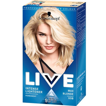 Schwarzkopf Live pysyvä hiusväri - 00b max blonde