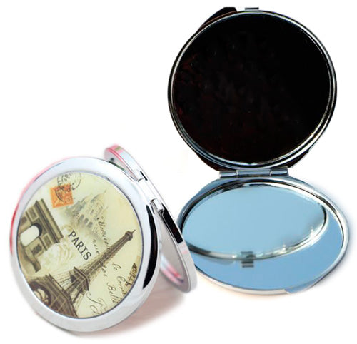 Retro Pocket Makeup Mirror – Assorted