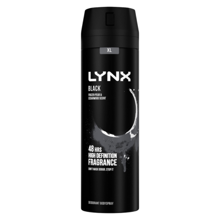 Lynx crni sprej za tijelo - 200 ml