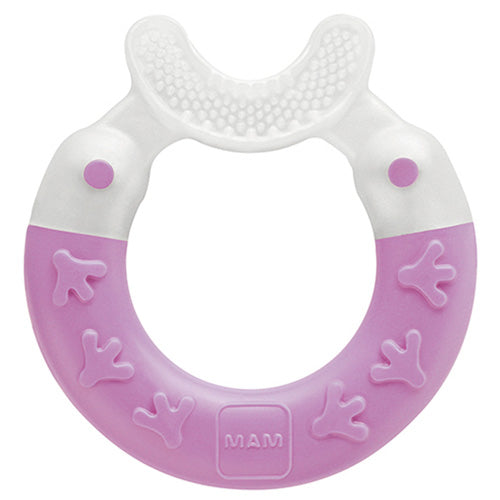 MAM Bite & Brush Teething Ring-Lilac