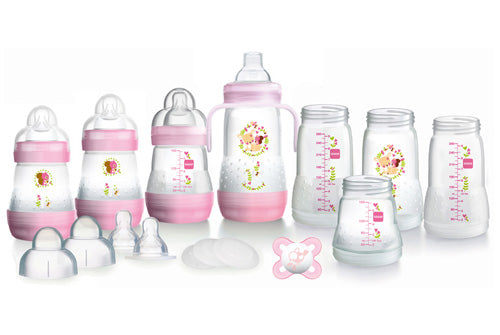 MAM Anti Colic Starter feeding Bottle- Pink