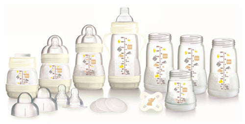 MAM Anti Colic Starter Bottle set - White