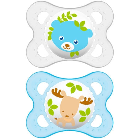 MAM Nature 0+ months Pacifier Blue - 2 items