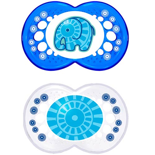 MAM Pacifier – Clear 6+ months - Blue