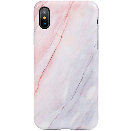 BasicPlus iPhone X/Xs Cover - Pink Marble