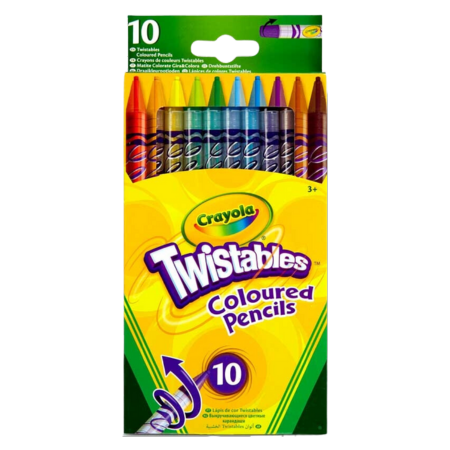 Crayola Tworbles -väriset lyijykynät - 10 kpl