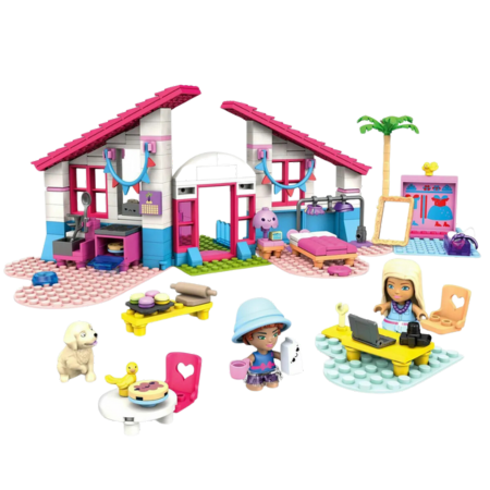 Mattel Mega Constux Barbie Malibu Haus - 303 Teile