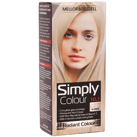 Mellor & Russell Simply Colour Hair Color - 10.1 Extra Light Blonde