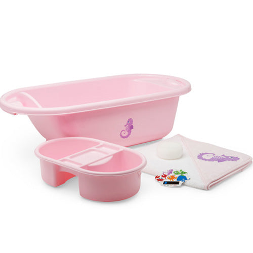 Mothercare Newborn 5 Part Bath Set - Pink