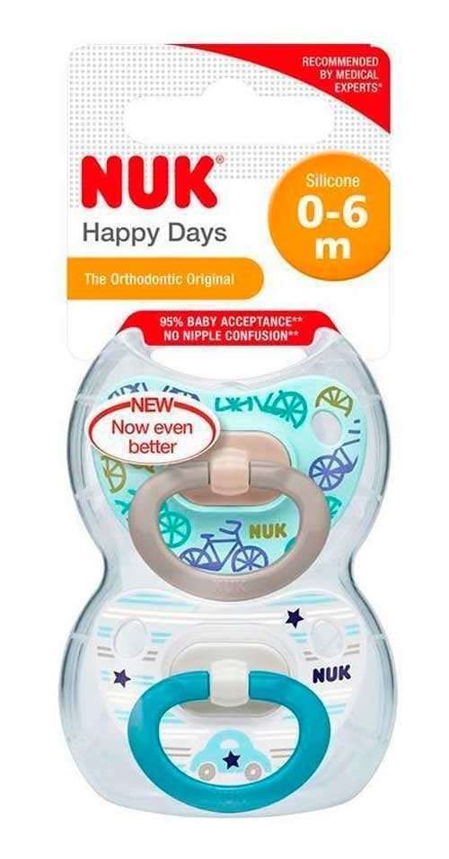 Nuk Night & Day Pacifier 6-18 μήνες - μπλε