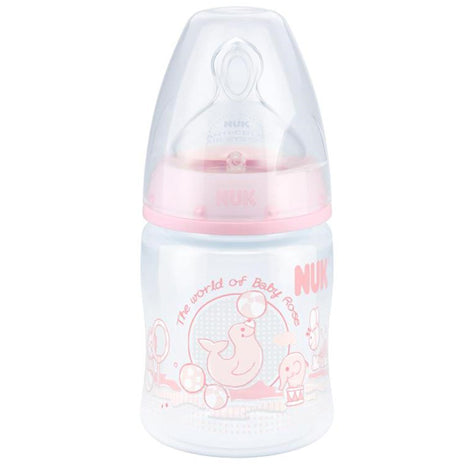 NUK 150 ml First Choice matningsflaska - rosa