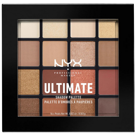 NYX Prof. Makeup Ultimate Eye Shadow Palette - Warm Neutrals