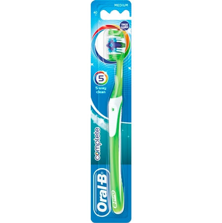 Oral-B komplett 5 mittlere Zahnbürste