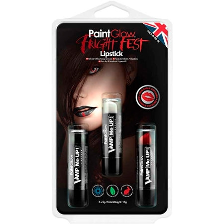 PaintGlow Fright Fest Lipstick - 3 PCS