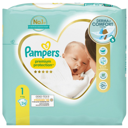 Pampers Premium Protection Str. 1 (2-5 kg) 24 pcs.