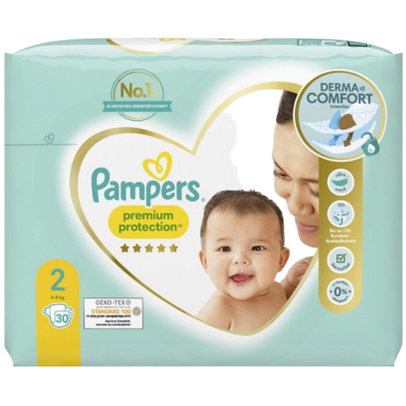 Pampers Premium Protection Str. 2 (4-8 kg) 30 pcs.