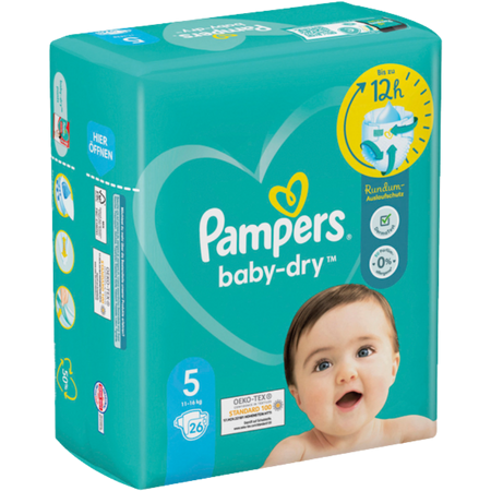 PAMPERS BABY-TRY STR. 5 (11-18 kg) 26 st.