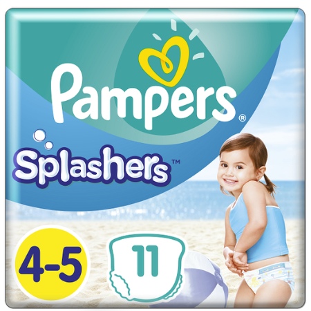 Pampers Swimmm Schelates Splashers STR 4-5 (9-15 kg)-11 articole