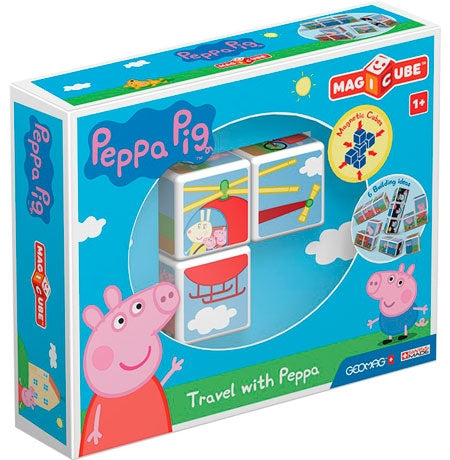 Geomag magicube potuje s peppa prašičjo