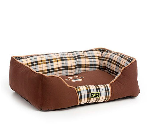 Pet Prior Luxury Dog Bed - Brown