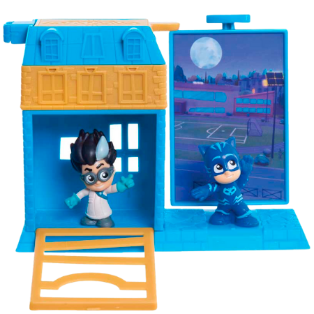 PJ Masks Trap & Escape Play Set - Catboy & Romeo