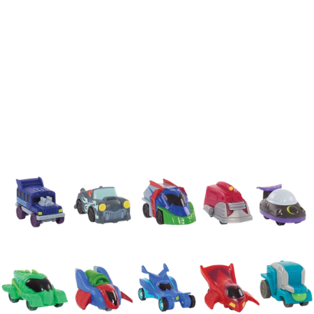 PJ Masks Micro Deluxe Cars - 10 бр.