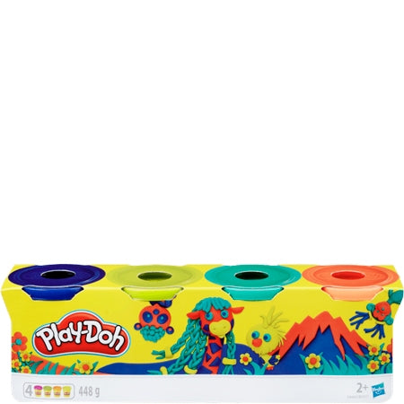 Play-Doh 4-Pak Play Dough-Wild Animals