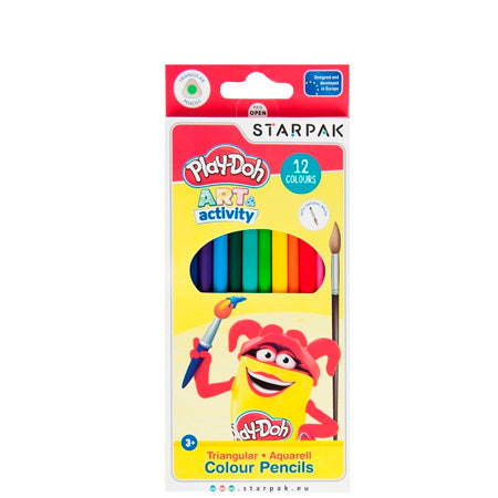 Crayon de couleur aquarelle Play-Doh - 12 couleurs