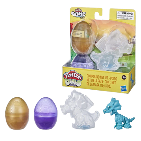 Play -Doh Dino Bones Egg - Gold & Purple