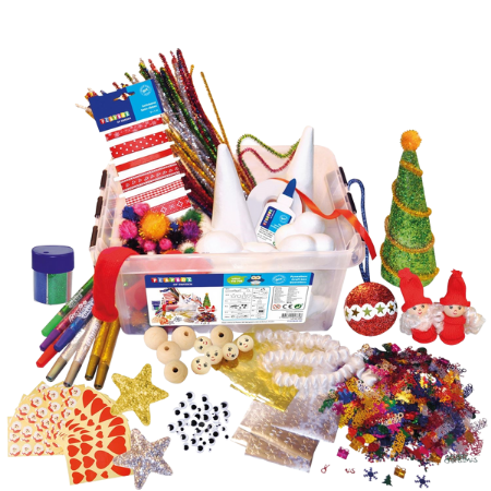 Playbox Craft Box Tematică de Crăciun - 970 PC -uri