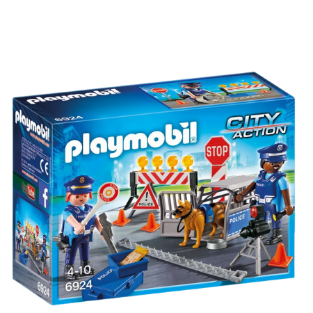 Playmobil City Ection Police Roadblock - 6924