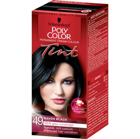 Schwarzkopf Poly Color Tint Hair Color - 49 Raven Black