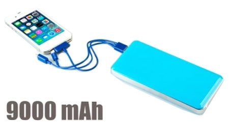 PowerBank 9000mAh- πολλά χρώματα