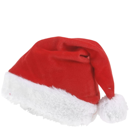 Holly Jolly Christmas Luxury Santa Hat - 40 cm