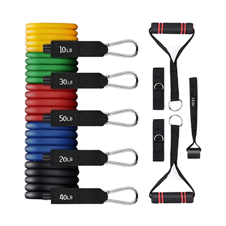 INTEY Training Elastic Set - 5 Resistance Levels