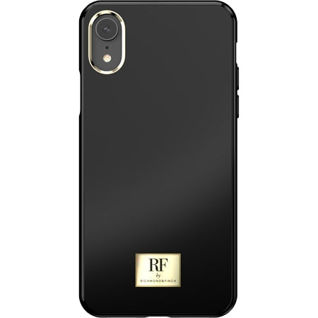 Richmond & Finch Black Tar Mobile Cover - iPhone XR