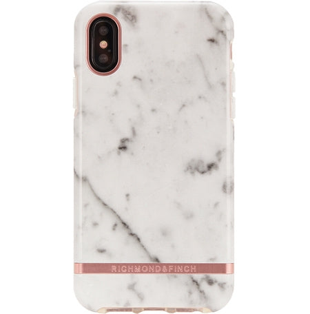 Richmond & Finch White Marble Mobile Cover - iPhone XR